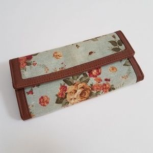 Floral Wallet - Trifold